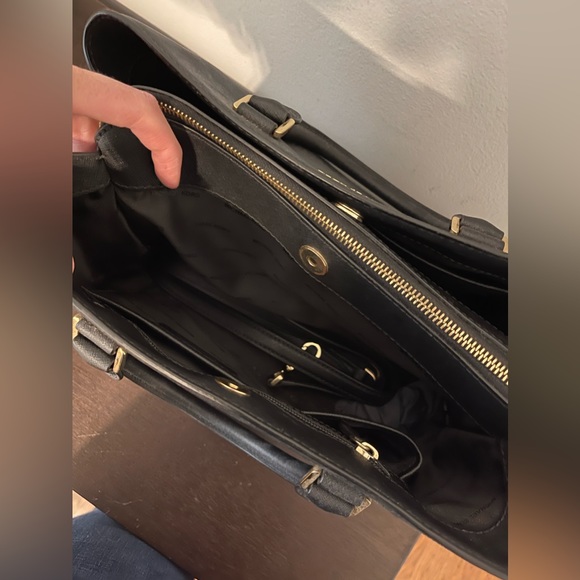 Michael Kors Black Saffiano Satchel - Picture 7 of 7